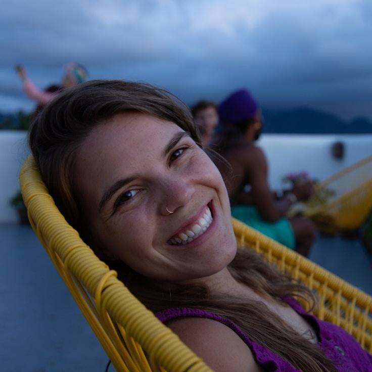 Portrait of Mira Solari, group coordinator and fusion cooking expert